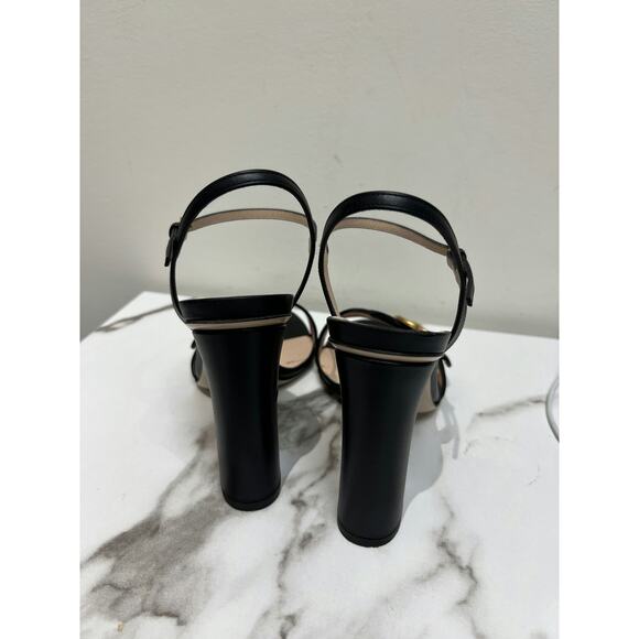 Gucci Leather Sandals in Black - Size 38 - Picture 8 of 10